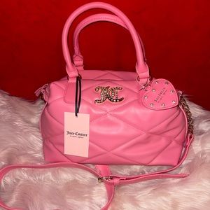 Juicy Couture Brighter than a Diamond Satchel in Gorgeous Pink Lemonade Color